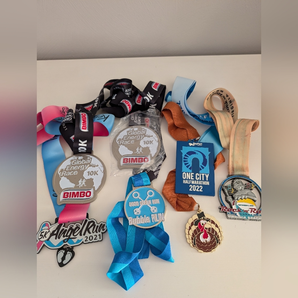Set Of Running Medals